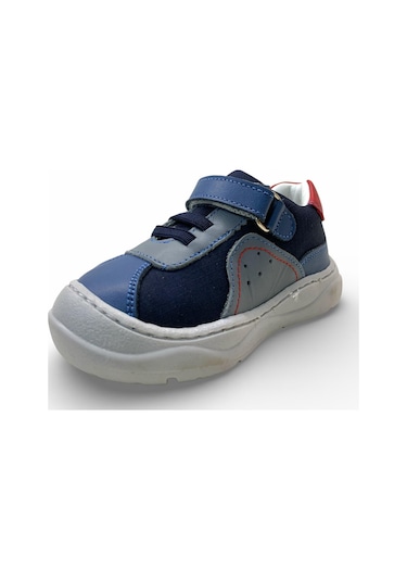 Tuğba Ortopedi 113 Bebek Deri Sneaker Mavi