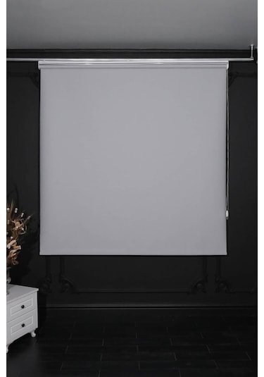 Venassa Gri Stor Zebra Güneşlik Perde