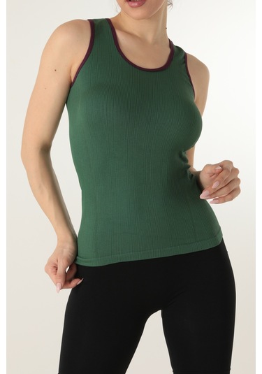 Gigotto Kadın Seamless Fitilli Atlet 001