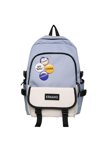 Geniş Kapasiteli Ergonomik Sırt Çantası Lise Ve Üniversite Öğrencileri İçin Şık Ve Dayanıklı Okul Çantası, Seyahat Ve Günlük Kullanım İçin Pratik Tasarım MAvi