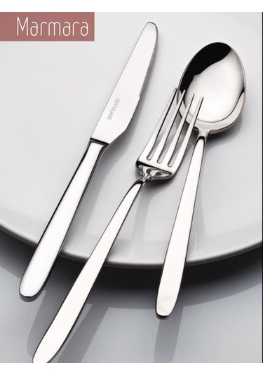 Yiğitsan Şehzade Marmara Yemek Çatal 6Lı Gümüş