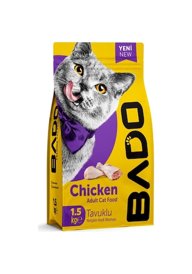 Bado Yetişkin Kedi Maması Tavuk Etli 1,5 Kg
