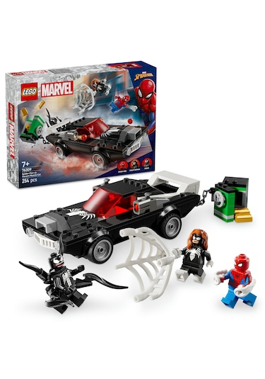 LEGO® Marvel Örümcek Adam, Venom Arabasına Karşı 76309 - 7 Yaş ve Üzeri Çocuklar için Yaratıcı Oyuncak Yapım Seti (254 Parça)