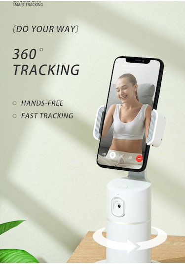 Monozone Yüz İzleme Gimbal 360 Vücut İzleme Telefon Tutucu Vlog