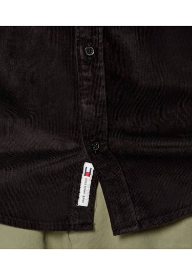 Tommy Jeans Erkek Gömlek-dm0dm22021 Siyah