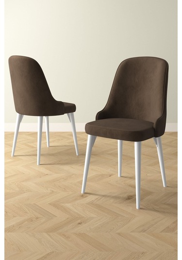 Ikon Beyaz Mermer Desen 80x132 Mdf Açılabilir Mutfak Masası Takımı 6 Adet Sandalye Kahverengi Ikon Beyaz Mermer Desen 80x132 Mdf Açılabilir Mutfak Masası Takımı 6 Adet Sandalye Kahverengi