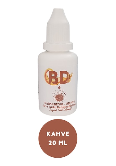 Bd Sıvı Gıda Boyası 20 Ml Kahverengi
