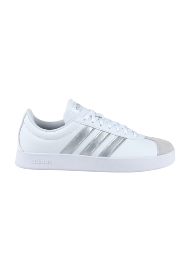 Adidas Vl Court Base Beyaz Kadın Sneaker 000000000101909426 Beyaz - Gümüş