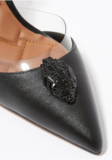 Kurt Geiger Belgravia D'orsay Siyah Bilekten Bantlı Topuklu Ayakkabı