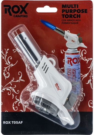 Rox Camping T05Af Torch Kamp Pürmüz Başlığı (Açılı) Beyaz