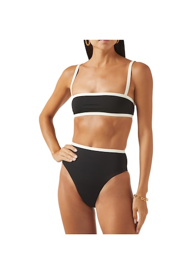 Bondi Born Modern Şıklıkta Fiona Bikini Üstü Siyah