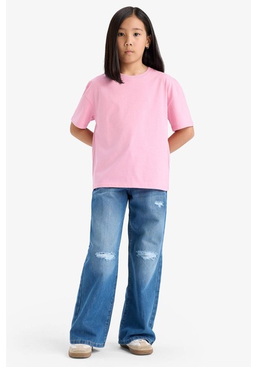 Defacto Kız Çocuk Relax Fit Bisiklet Yaka Sırt Baskılı Kısa Kollu Tişört E0353a825smpn666 Pembe Defacto Kız Çocuk Relax Fit Bisiklet Yaka Sırt Baskılı Kısa Kollu Tişört E0353a825smpn666 Pembe