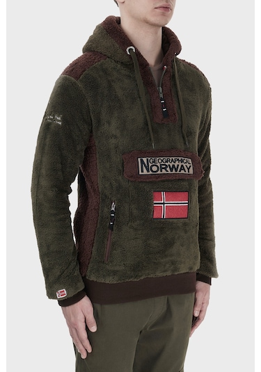 Norway Geographical Erkek Sweat Gymclasssherco Haki