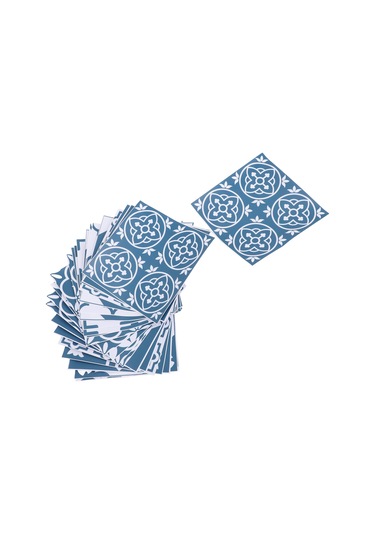 Shineyee 24 Adet Pvc Otomatik Yapışkan Çiçek Desenli Duvar Sticker - Su Ve Yağ Dayanıklı, Mutfak/banyo Dekorasyonu, 15x15cm Diğer