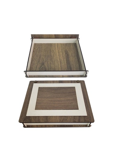 Ahşap Derili Kutu Asorti