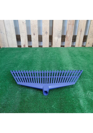 Yaprak Toplama Tırmığı 28 Diş Plastik Çim Tırmık Yelpaze Tırmığı