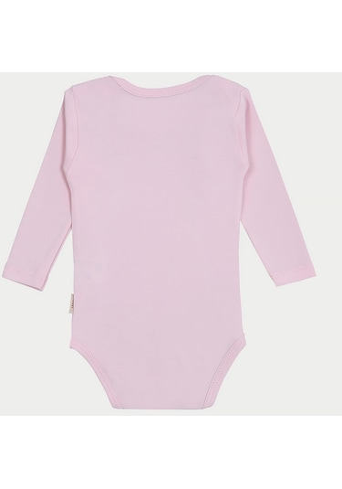 Vitmo 5'li Bebek Uzun Kollu Pamuk Çıtçıtlı Body-pembe Pembe