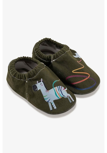 Hopfrög Kids Tiffany Hyper Haki Barefoot Akıllı Patik Haki Yeşili