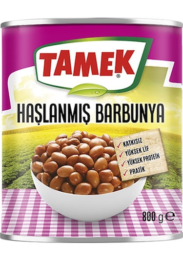 Tamek Haşlanmış Kuru Fasulye - Nohut - Barbunya 800 Gr 6 Lı Karma Paket