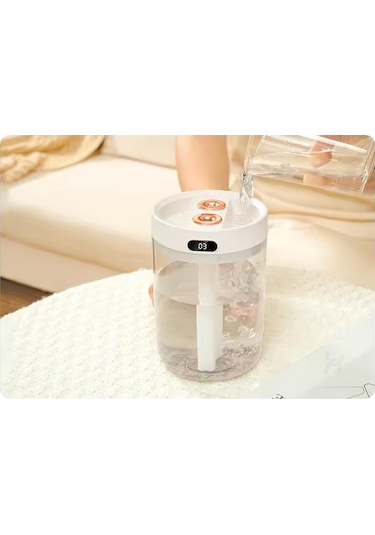 Powermaster H8 3w H2o Çift Püskürtme Portlu Hava Nemlendirici Humidifier