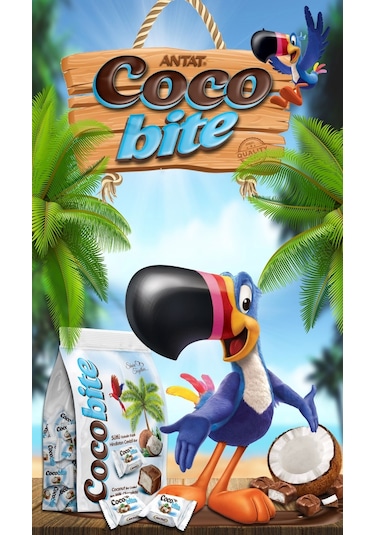 Antat Cocobite Çikolata Kaplı Hindistan Cevizli Bar 1 KG