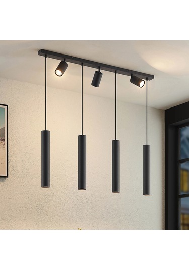 Archio Dört'lü Spot Ledli Sıralı Sarkıt Avize Çok Renkli