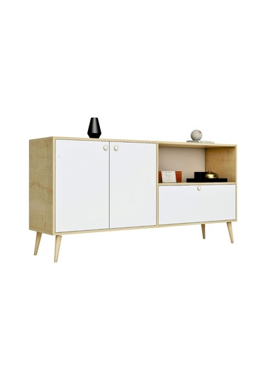 Floradesign Zara Konsol / Konsol / Çok Amaçlı Dolap 160 Cm Meşe