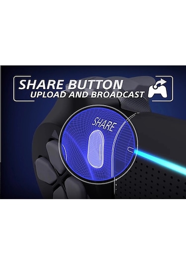 Kontorland P4B Siyah PS4 Uyumlu Bluetooth Oyun Kolu