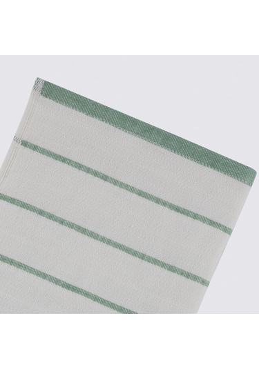 Ecocotton Elis Yeşil-krem 3 Parça Organik Mutfak Havlu Seti 40 X 60 Cm. Yeşil - Krem