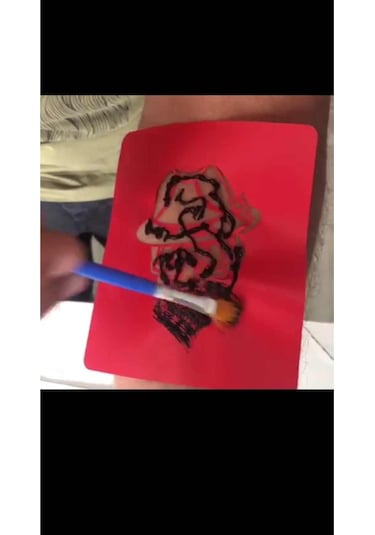 Enhavalı Ağaçlar Geçici Dövme Kına Şablonu 5'li