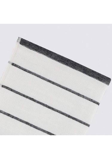 Ecocotton Elis Siyah-krem 3 Parça Organik Mutfak Havlu Seti 40 X 60 Cm. Siyah