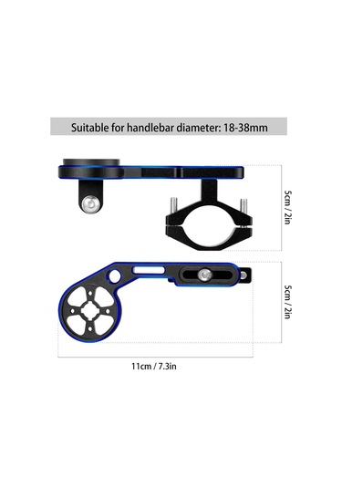 Bengguo-bisiklet Bilgisayar Montajı Ayarlanabilir Ön Bisiklet,y18620br Siyah - Kırmızı