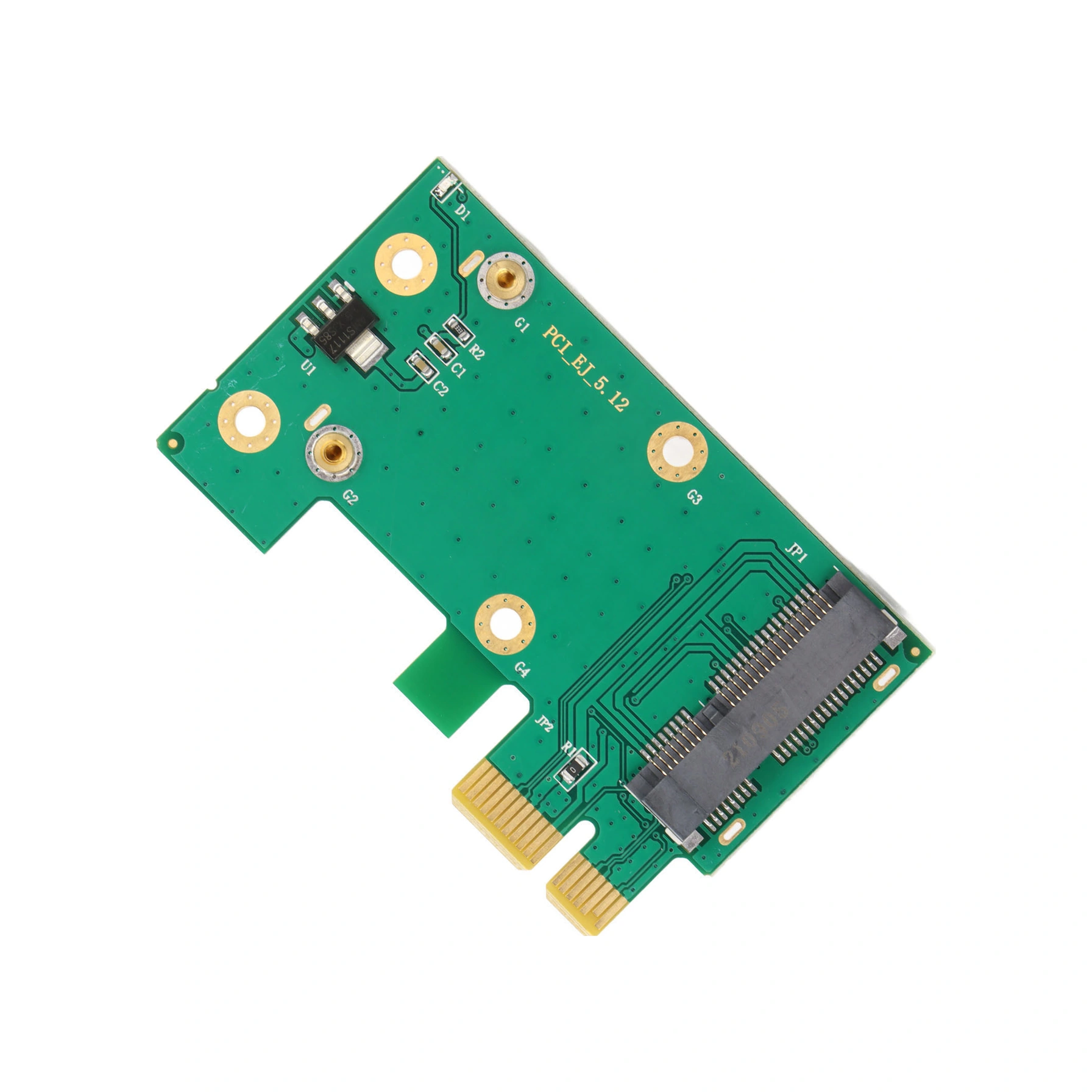 Xiyyadms Masaüstü Bilgisayar İçin Mini Pcı-e'den Pcı-e'ye Dönüştürücü, Antenli, Tak Ve Kullanın, Dayanıklı Pcb Malzeme, Kablosuz Kart Bağlantı Adaptörü