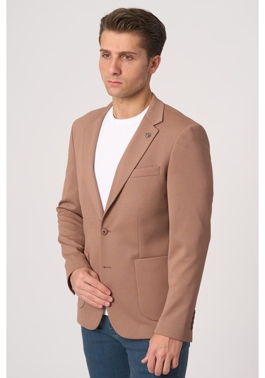 White Stone 2025-y C4026 Ceket Kahverengi