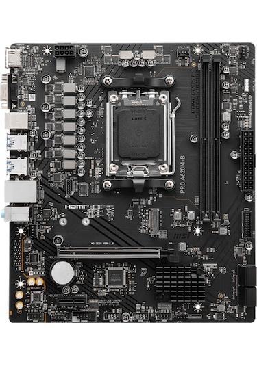 MSI Pro A620M-B 6800 MHz (OC) DDR5 Soket AM5 mATX Anakart