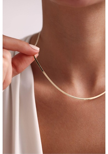 Gianfranco Parlak Ezme Gurmet Zincir Kolye 45 Cm