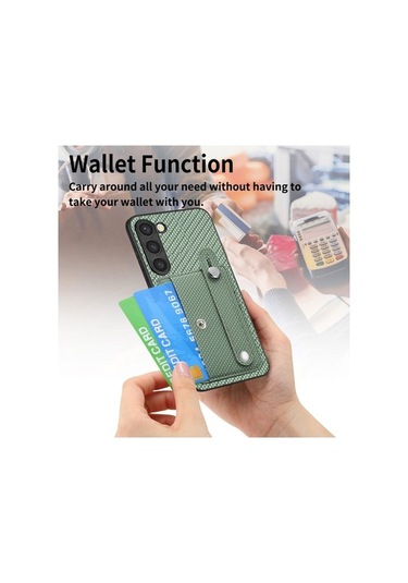 Wondernest Samsung Uyumlu S22 Kılıfı Kickstand Askılı Cüzdan Bıçak Alet 5g + Fa