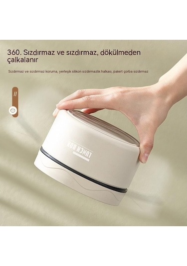 Paslanmaz Çelik Yalıtımlı Yemek Saklama Kabı, Mikrodalga Uyumlu, Taşıma Çantası İle Restoran Ve Paket Servisler İçin Pratik Katmanlı Yemek Kapları Seti MAvi