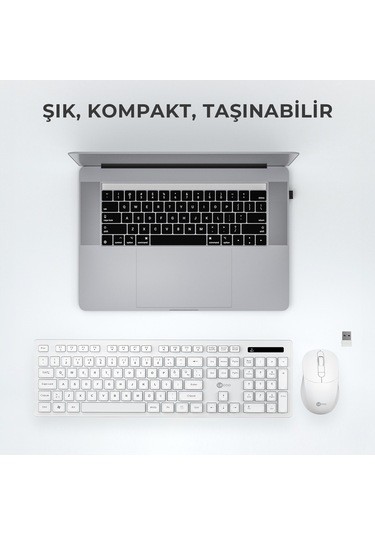 Lecoo KW201 Kablosuz Türkçe Q  Klavye & Mouse Set