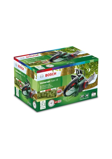 Bosch UniversalChain 18 Ağaç Kesme Makinesi (Akü ve Şarj Cihazı Dahil Değil) - 06008B8001