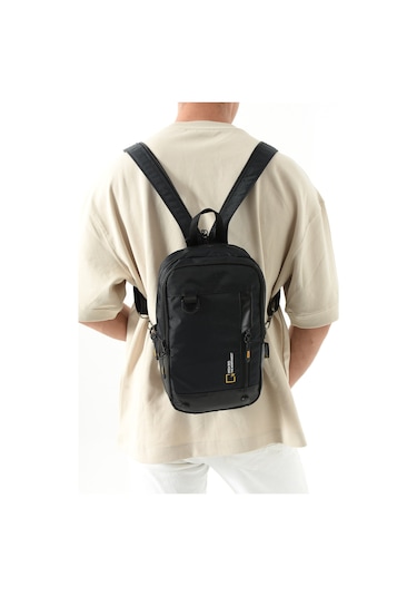 M 1035 - Mini Sırt Çantası, Body Bag Siyah
