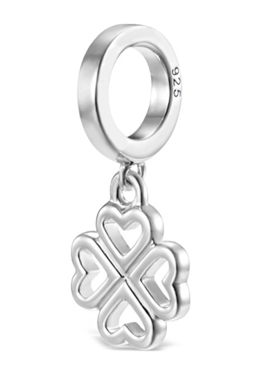 Nur Silver Sallantılı Yonca Gümüş Charm Nur-bl00186