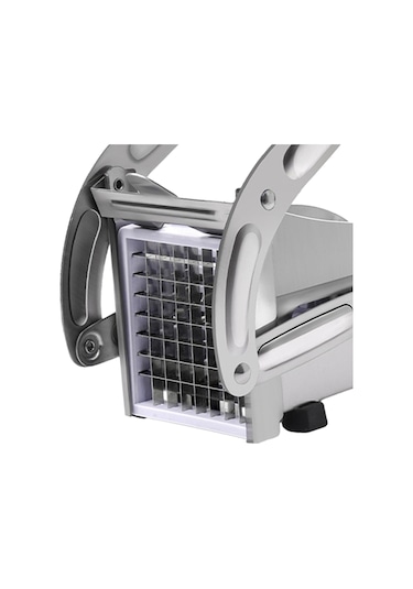 Suntek Fransız Kızartma Kesici Patates 2 Bıçaklı Manuel Gümüş Diğer