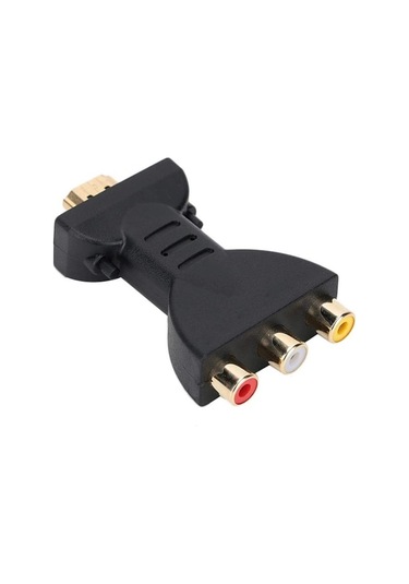 Hdmı - Rgb Av Video Dönüştürücü Rca Bileşen Dönüştürücü 1080p Ses Video Senkronizasyon Adaptörü