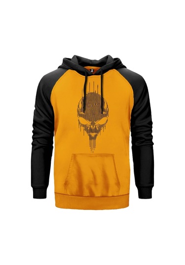 Alien Morph Sarı Reglan Kol Unisex Sweatshirt Hoodie Sarı