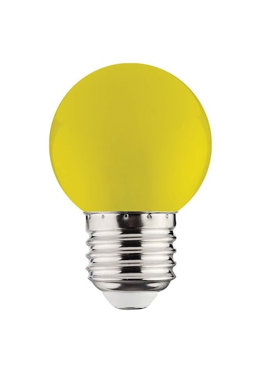 Horoz Rainbow 1W E27 Duy Led Ampul Sarı