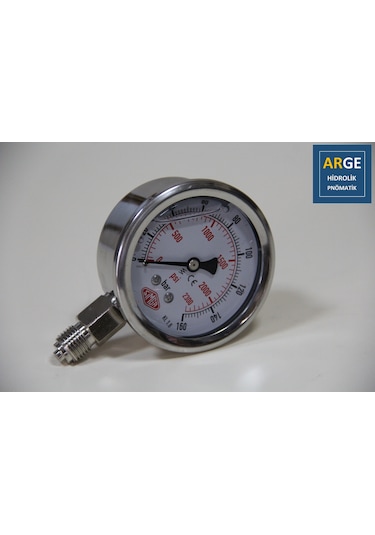 Simga Çap 63 0-160 Bar 1.6 Skl Gliserinli ALTtan Manometre
