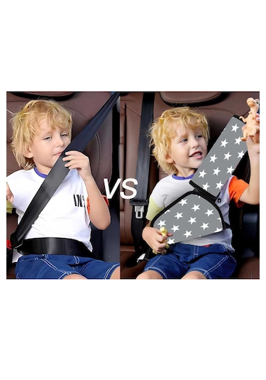 Araba Emniyet Kemeri Yastığı Oto Kemer Küçültme Seti Çocuk Yıldız