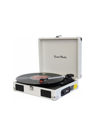 Record Master Rm-311 Açık Gri Renkli Pikap - Tüm Plaklar İle Uyum