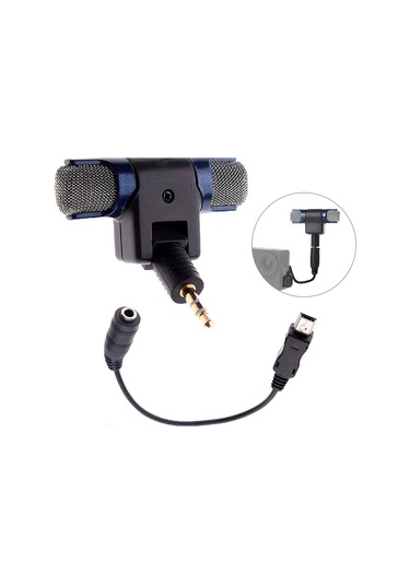 Springsun Mikrofon Stereo Mikrofon 3.5mm Fiş Usb Adaptör Kablosu Yedek